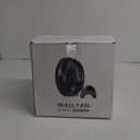 Koonie 12 Inch Wall Mount Fan, Quiet Wall Fan with Timer, 9.8ft Wired Remote, 80 Oscillation, 100 Adjustable, 3 Speeds High Velocity for RV Bedroom Kitchen Office Garage