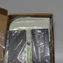 Whaline 4Pcs Boho Arch Wood Bookends Sage Green Rainbow Wooden Book Stands Decorative Non Skid Book Stoppers Study Cute Bookend for Back to School Heavy Books Home Office Library Kitchen (4 Colors)