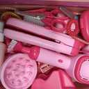 Hair Salon Toys for 5 Year Old Girls, Makeup Kit for Kids 3-5 4-6, Pretend Hair Styling Set for Girls 5-7 6-8 with Sound and Lights, Role Play Dress Up Birthday Gifts for 3 4 5 6 Girl