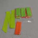 Streamer with Rods Gradient Color Belly Dancing Throwing Streamer Sexy Professional Stage Props Throw Streamers (Green/Pink/Orange)12 Pack