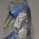 Dryer Lint Vacuum Attachment - Flexible Hose & Brush Cleaner Kit for Dryer Vents, Vacuum Pipes, Appliance Gaps, Universal Multi-Size Adapters Fit Most Vacuums (blue)