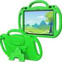 AVAWO Kids Case for 10-inch Tablet with Shoulder Strap, Lightweight Shockproof Handle Cover for 10" Tablet(Not for Other Tablet), Spring Green