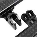 Motorcycle Front Rider Floorboards Pedal Set Fits for Kawasaki Vulcan S EN650 2015-2025, Wide Foot Rest Pegs Motorbike Pedal Black
