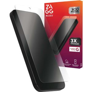 ZAGG Glass+ Samsung Galaxy S25/ S24 Screen Protector  Extreme Impact & Shatter Protection, Scratch-Resistant, Smudge-Resistant, Fingerprint Scanner Compatible, InvisibleShield, Easy Installation