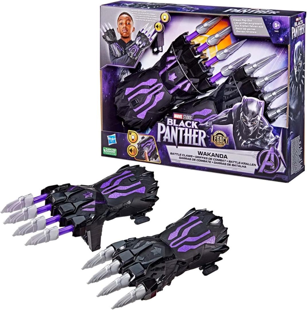 Marvel Studios' Black Panther Legacy Wakanda FX Battle Claws with Lights and Sounds, Role Play, Super Hero Toys for Kids Ages 5 and Up