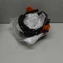 4 Pack Safety Face Shield for Grinding and Cutting, Full Impact Resistant Face Shield Mask for Work Chemical Woodworking (Orange)