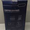 SHARDOR Professional 64mm Burr Coffee Grinder with 100 Grind Settings and All-Metal Chamber, Coffee Bean Grinder with Adjustable Electronic Timer and LED Display, Anti-Static,Black