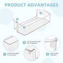 Upgraded W10900538 W11239961 Refrigerator Door Shelf Bin (RIGHT), Replaces Whirl.pool Refrigerator Door Shelf AP6333410 4591452 PS12578777, Compatible With WRS311SDH, WRS325SDH-BY AMI PARTS