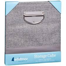 Whitmor Collapsible Cube Space Dyed Polyester