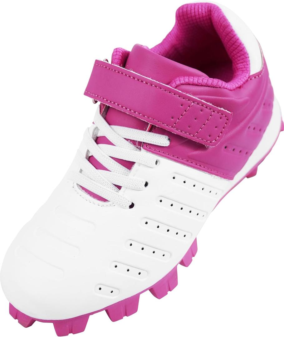 Kid's FG Baseball Cleats - Lightweight Softball Shoes for Boys Girls - Athletic Youth Softball Shoes (1 Little Kid)