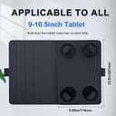 Universal 9",9.7",10.1",10.2",10.5" Tablet Case,Protective Cover Stand Folio Case for 9-10.5 Inch Tablet, Frog Mushroom, Tablet Case Cover for iPad, Samsung, Other Tablet