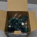 Minetom Vintage C9 Christmas Lights Outdoor, 25 Feet 25 LED C9 Christmas Decorations, Connectable Waterproof String Lights for Holiday Party Roofline Backyard Garden Patio, E17 Base, Warm White