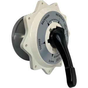 2 Inch 270067 Top Valve Assembly Replacement Kit Replacement for Hiflow Top and Side Mount Pool Spa Multiport Valve