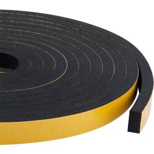 Neoprene Weather Stripping 2-Pack, 1/2 Inch Wide X 1/4 Inch Thick, High Density Foam Tape for Doors & Windows Insulation (26 Feet Total, 13 Feet/Roll)