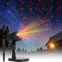 Christmas Projector Laser Lights Outdoor Red and Green Starry Projection Light 3 Working Modes Waterproof Plug in Mountable Landscape Lights for Holiday Xmas Indoor Party New Year Decoration Show