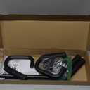 Nilight Front & Rear Grab Handles Aluminum Roll Bar Grip Handles for 2007-2018 Wrangler JK JKU Sports Sahara Freedom Rubicon X & Unlimited, Black