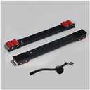 SHUGUANGGUDE Washing Machine Base,Heavy Duty Extendable Appliance Rollers, with Telescopic Furniture Dolly Stand,for Oven Cooker,Washing Machine Dryer Fridge Furniture,Black,B