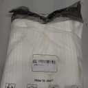 YCOLL White Pillow Covers 24x24 Set of 2 Velvet Striped Pattern - Soft Throw Pillows for Home Decor, Luxury Decorative Pillow Covers for Couch, Bed,Living Room