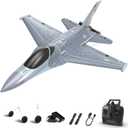 volantexrc 4CH RC Plane 2.4GHz Jet F-16 Fighting Falcon RC Airplane Fighter Ready to Fly with Xpilot Stabilizer System, One Key Aerobatic Perfect for Adults Gray