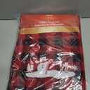 Marina Decoration Christmas Premium Luxury Decor Ultra Soft 100% Cotton Embroidered Bathroom Modern 3 Piece Towel Set, Red Black Plaid Snowman and Deer Pattern