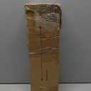 Brown Curtain Rods for Windows 72 to 144 Inch 7/8" Diamete Heavy Duty Adjustable Window Curtain Rod with Decorative Finials for Farmhouse Bedroom Living Room Kitchen Outdoor