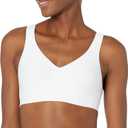 Hanes Women's G796 SmoothTec ComfortFlex Fit Wirefree Bra (Medium, White)