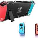 LNtech 3 in 1 Dockable Crystal Clear Cover Case Compatible with Nintendo Switch and Joy-Con Controller (for NS)