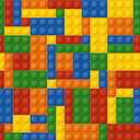 7x5 FT Building Blocks Theme Backdrop Colored Toy Bricks Building Chips Photography Background Kids Birthday Party Decorations Shower Banner Cake Table Banner Photo Booth Props, Clear