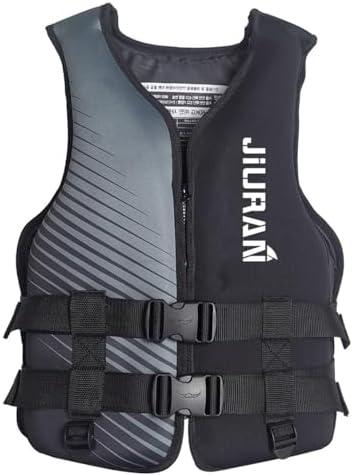 Adult Kayaking Vest with Leg Straps, High Buoyancy Swim Vest Jacket for Boating Fishing Surfing, Easily Adjustable, Lightweight and High Buoyancy Youth Swim Jacket( Blue, XXL)