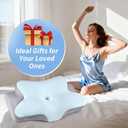 Cervical Neck Pillow for Pain Relief, Memory Foam Contour Orthopedic Pillow, Ergonomic Cooling Neck Support Pillow for Side Back Stomach Sleepers, Bed Pillow for Sleeping Comfort