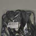 2-Pack 8ft Extension Cord Outdoor 16 AWG Heavy Duty Power Cord 3 Prong SJTW, NEMA 5-15P to NEMA 5-15R, Power Cable for Indoor and Outdoor Use, ETL Listed (Black)