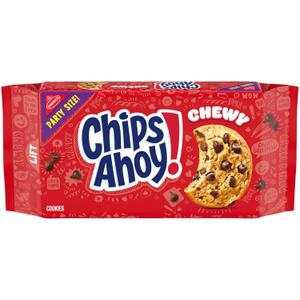 CHIPS AHOY! Chewy Chocolate Chip Cookies, Party Size, 26 oz (EXP 10/14/26)