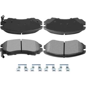 AUTOMUTO Front Brake Pads, 4PCS Front Ceramic Brake Pads Set D924 For Hyundai Elantra Sonata Tiburon Tucson For Kia Magentis Optima Soul Sportage