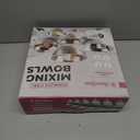 FineDine Stainless Steel Mixing Bowls Set, Dishwasher Safe, 6 Piece Metal Mixing Bowls For Kitchen, Nesting, Large, Small, Big Food Prep, Cooking, Baking