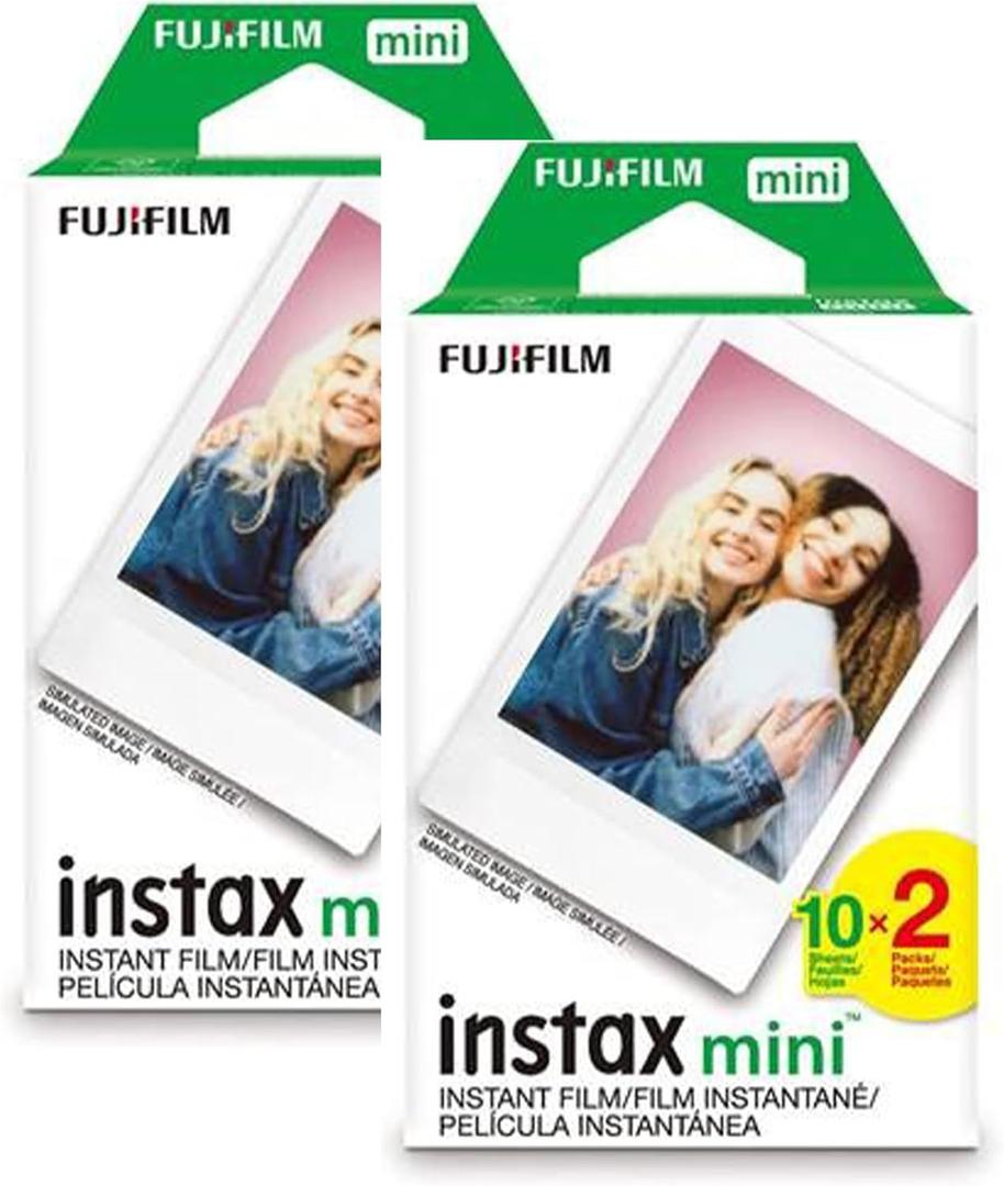 Fujifilm Instax Mini Instant Film, 2 x 10 Shots X 2Pack (Total 40 Shots)  