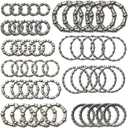 5 Sets of 10 Kinds Bike Ball Bearing Headset Retainer Crank Caged Wheel 4mm to 8mm / 1/6 to 1/3 Repair Accessories