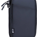 Family Passport Holder For 4 Black Passport Wallet For Travel Passport Cover Rfid Blocking For Women Waterproof Wallet With Zipper Airtag Passport Case For Men Multiple Passport Bag