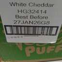 Sensible Portions Veggie Puffs, White Cheddar Flavor, Gluten-Free Chips, 3.75 Ounce Bag, 6-Pack, Best By 27 JAN 2026