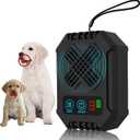 Anti Barking Devices, Dog Bark Deterrent Device 3 Adjustable Modes, Ultrasonic Dog Bark - Rechargeable Long Range 50FT Dogs Barking Control Devices for Indoor Outdoor (Black)