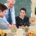 Inspirational Teacher Gift Crochet Scarecrow | Sentimental Thank You Present for Professor, Mentor - Handmade Keepsake for End of Year, Christmas, Graduation, Classroom Decor