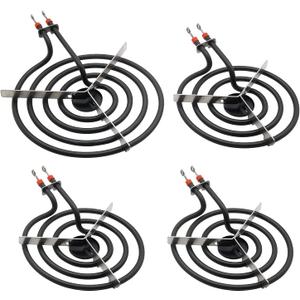 SP22YA Surface Burner Element Unit Set by SupHomie - Compatible with GE Hotpoint Range Stove - Includes 3 pcs WB30X254 6" and 1 pc WB30X253 8" (4 Pack)