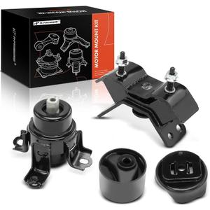A-Premium 3PCS Engine Motor Mount and Transmission Mount Kit Compatible with Toyota Camry 1997-2001, Avalon 1998-1999, Solara 1999-2003 & Lexus ES300 1997-2001, 3.0L, Automatic Transmission