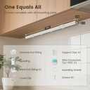 SURAIELEC 24 in Hardwired Under Cabinet Power Strip with USB-A & USB-C