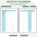 8 x Monthly Planner 2026-2027, 2 Year Calendar 2026-2027 (Jan 2026 - Dec 2027), 7" x 10", 26-27 Monthly Calendar Planner, 24-Month Planning Book for Home School Office Supplies