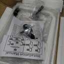 3Tier Rolling Cart - Metal Utility Cart with Wheels, Heavy Duty Mesh Rolling Storage Cart Organizer for Kitchen Office Bedroom Living Room Slide Table (Black)