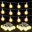 Retisee 2 Pcs Marquee Light String Bulbs13.8 ft Long for Marquee Letters Numbers 3 4 ft Tall Waterproof LED String Light for Indoor Outdoor Wedding Birthday Party Decor