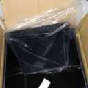 Weiai Face Towel Box, Acrylic Facial Disposable Towelettes Holder Container for XL Face Towels and Protects from Dust, Black