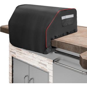 32 Inch Builtin Grill Cover for Bull 45005, Built-in Gas Grill Top Cover for Bull Lonestar 4-Burner & Bull Built-in Bill Outlaw Grills, Outdoor 87048 Smoker Waterproof Cover with Handle