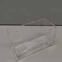 Wet Wipe Holder Wall Mount, Flushable Wipe Dispenser Acrylic for Bathroom Bedroom Kitchen, Clear
