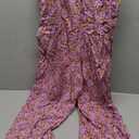 Dokotoo Loose Jumpsuits for Women Pink Wide Leg Overalls One Piece jumpsuit Solid Color Long Pant Romper with Pockets 2025 Fashion Printed, Large